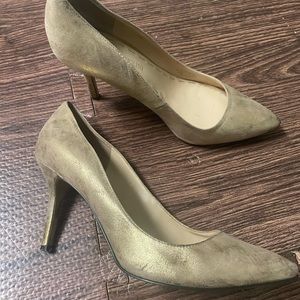Anzo Angiolini high heel pumps, golden shoes